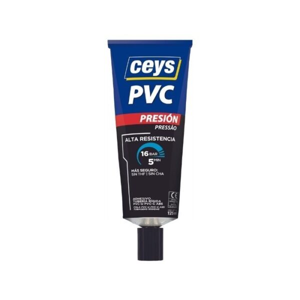 Adhesivo Tuberías PVC Ceys Presión 125ml